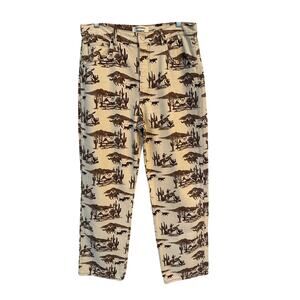 Reformation Desert Print Reformation Jeans - Size 30 - “Desert Sand” Wash
